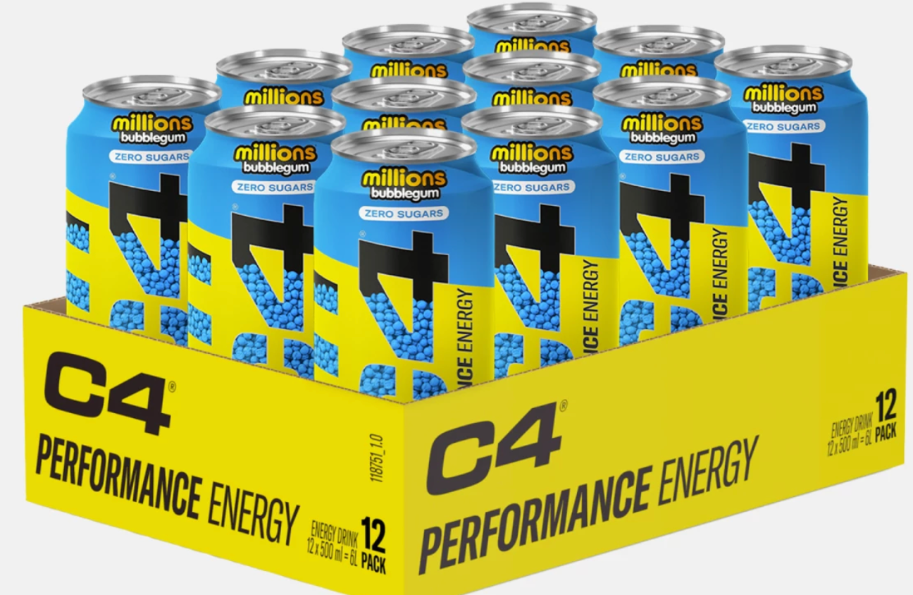 C4 Boisson Gazeuse 500ml pack de 24 x 500ml