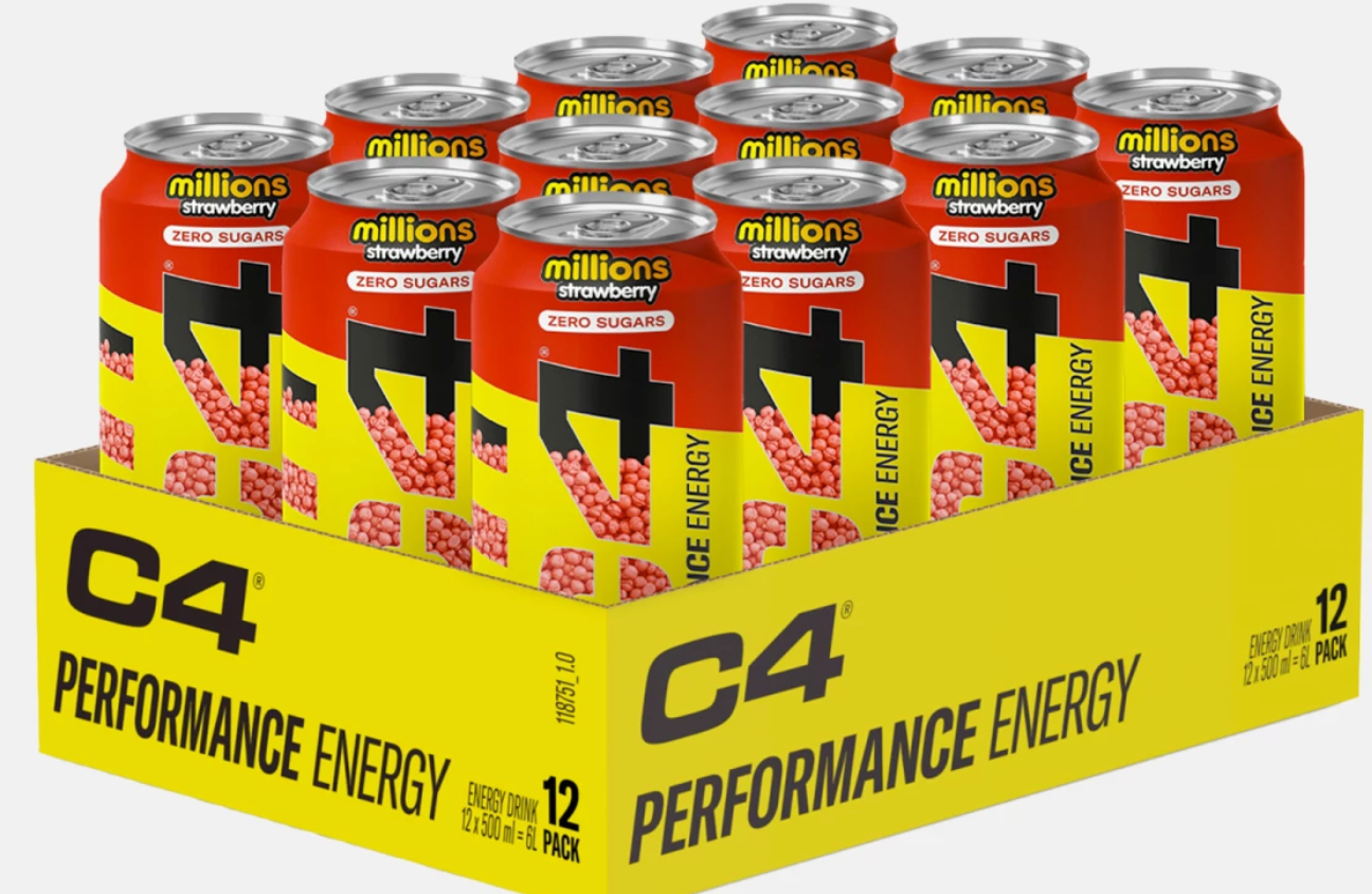 C4 Boisson Gazeuse 500ml pack de 24 x 500ml