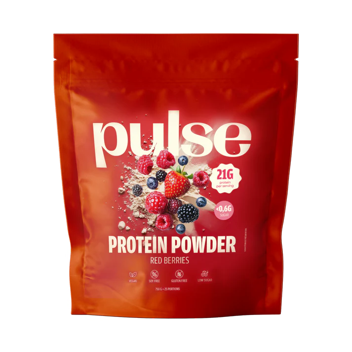 Poudre protéinée vegan red berries 750g